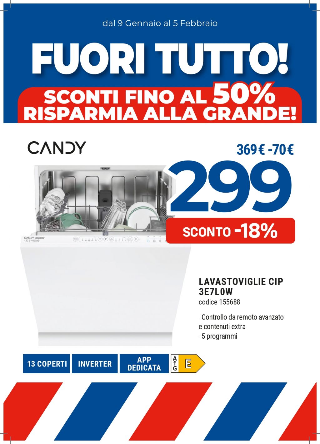 LAVASTOVIGLIE INCASSO CANDY CIP3E7L0W